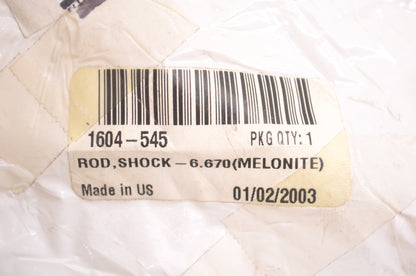 New OEM Arctic Cat 1604-545 Rod Shock - 6.670 Melonite NOS
