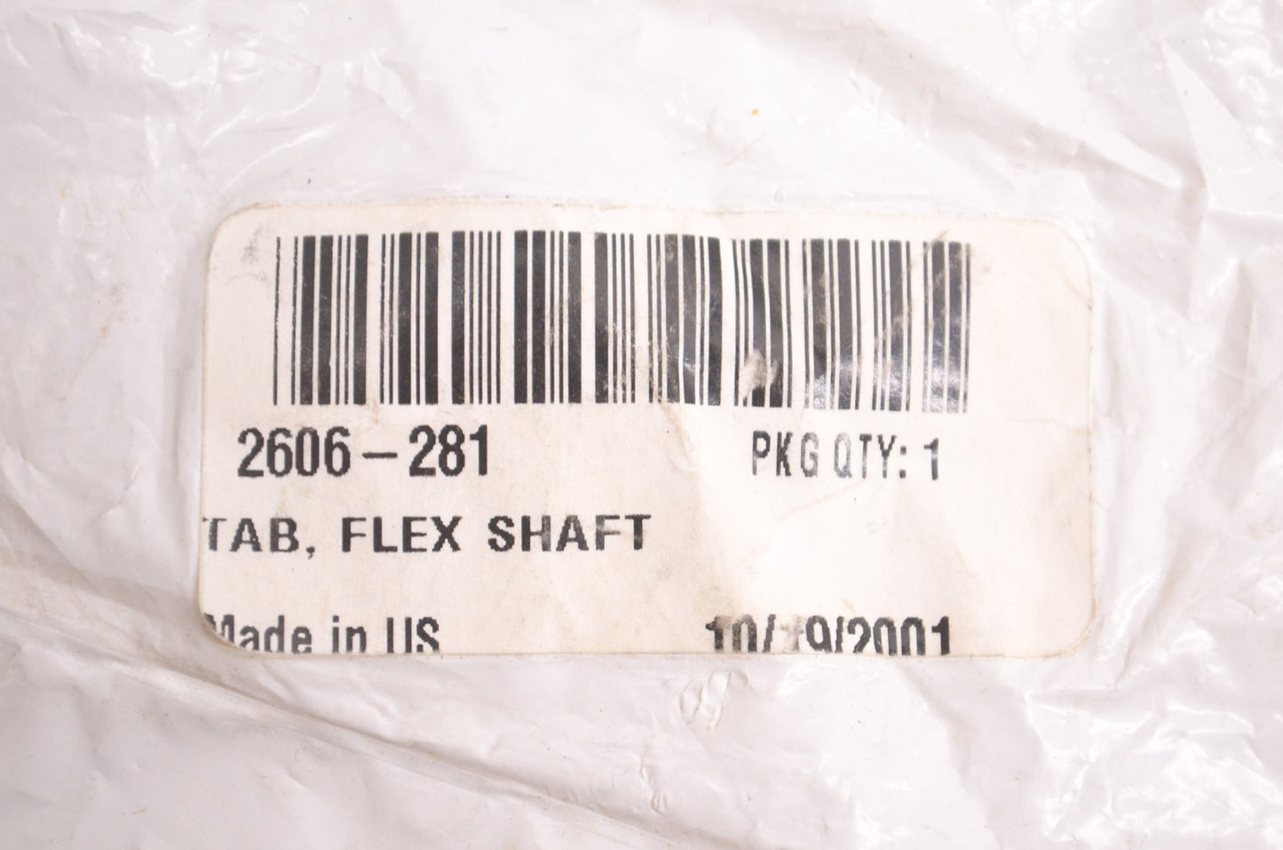 New OEM Arctic Cat 2606-281 Tab Flex Shaft NOS