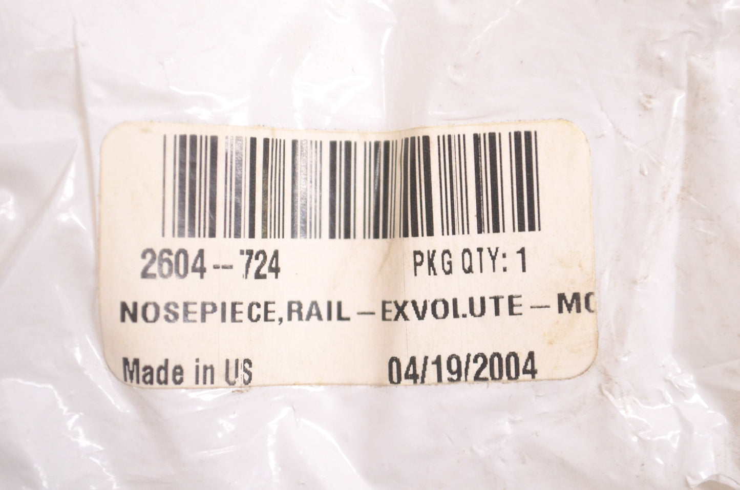 New OEM Arctic Cat 2604-724 Nose Piece Rail Exvolute - MC NOS