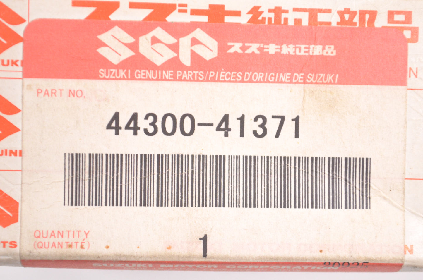 OEM Suzuki 44300-41371 Petcock Fuel Assembly NOS