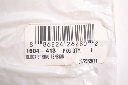 New OEM Arctic Cat 1604-413 Spring Tension Block NOS