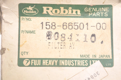Robin 3084110, 158-66501-00 Fuel Filter NOS
