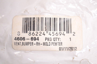 New OEM Arctic Cat 4606-694 Vent Bumper Right Hand Mold Pewter NOS