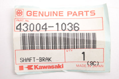 New OEM Kawasaki 43004-1036 Brake Shaft NOS