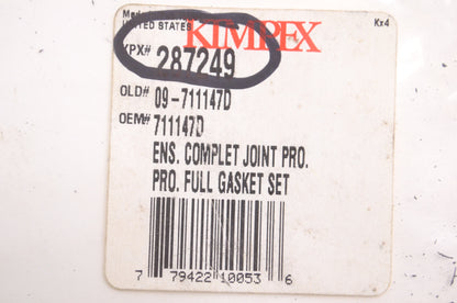 Kimpex 09-711147D, 287249 Full Gasket Kit With Oil Seals NOS