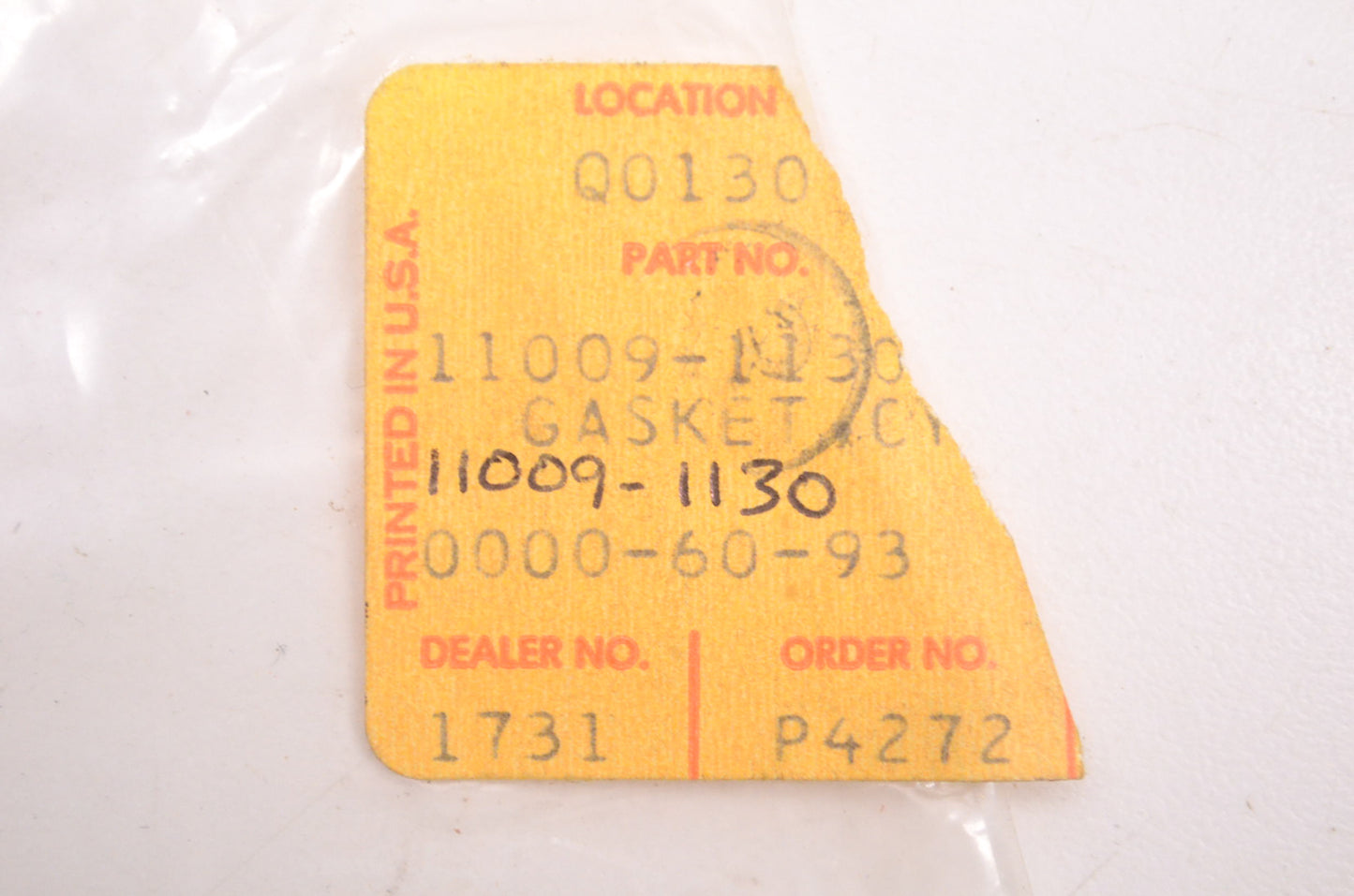 OEM Kawasaki 11009-1130 Cylinder Base Gasket NOS