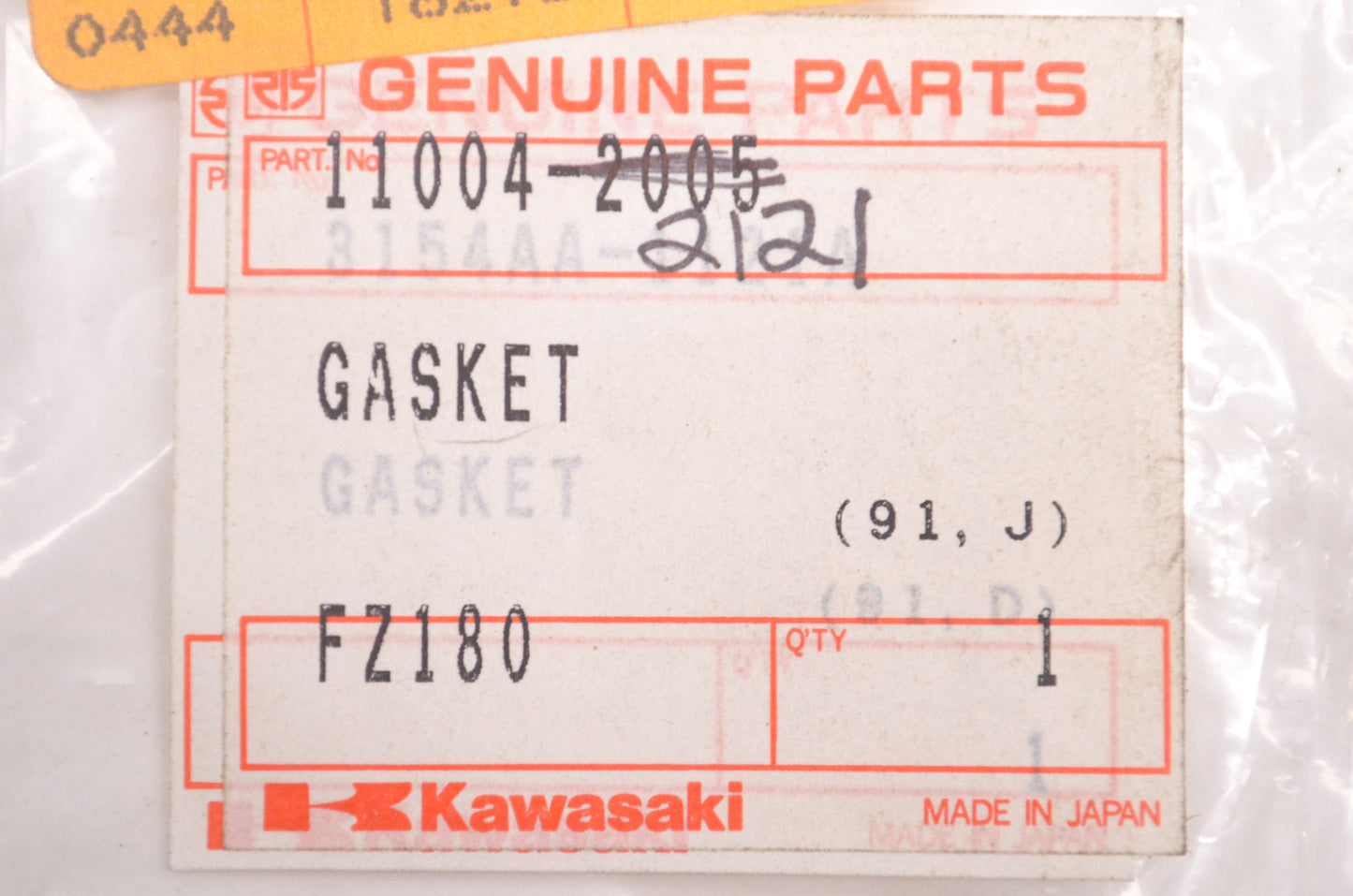 OEM Kawasaki 11004-2121 Gasket Set With Oil Seals NOS