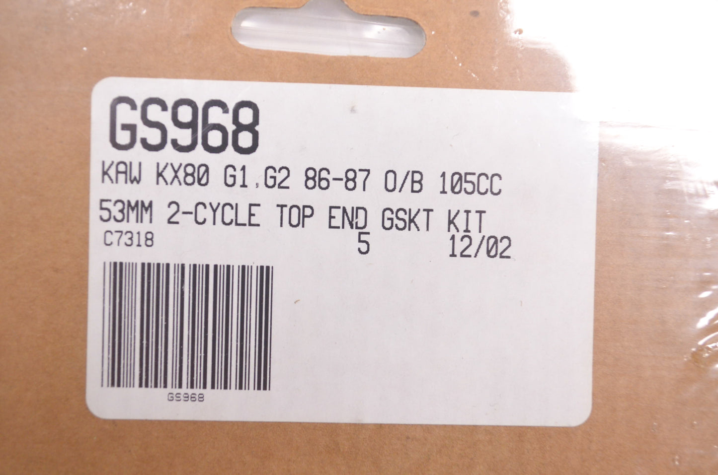 Cometic GS968 2 Cycle Top End Gasket Kit NOS