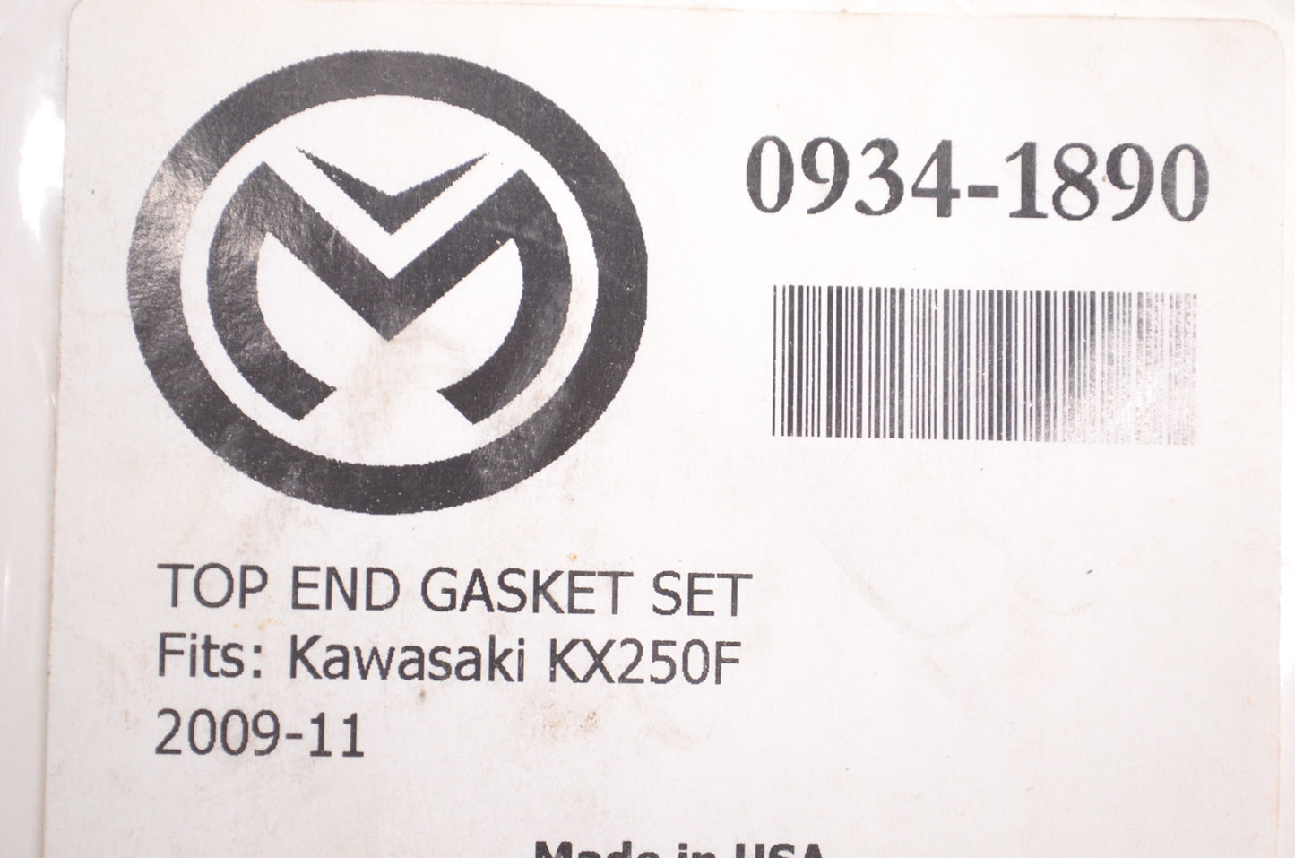 Moose Racing 0934-1890 Top End Gasket Kit NOS