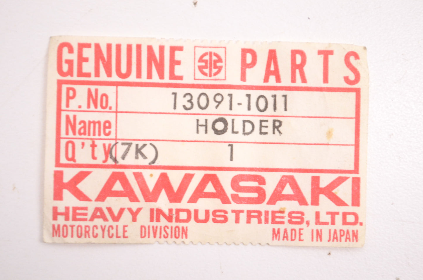 New OEM Kawasaki 13091-1011 Clutch Holder NOS