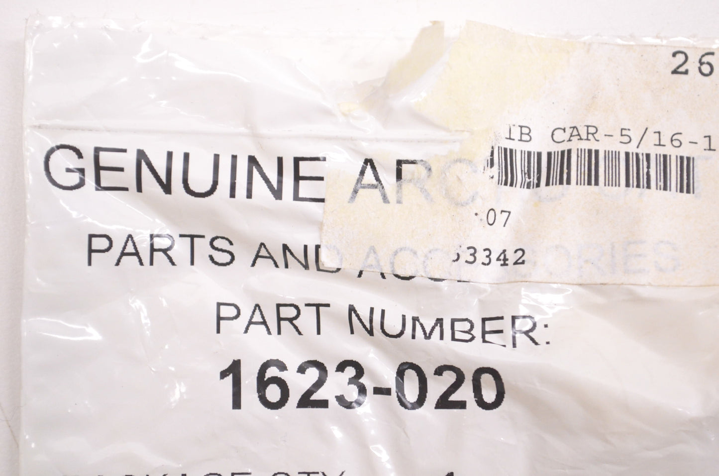 OEM Arctic Cat 1623-020 Rib Bolt NOS