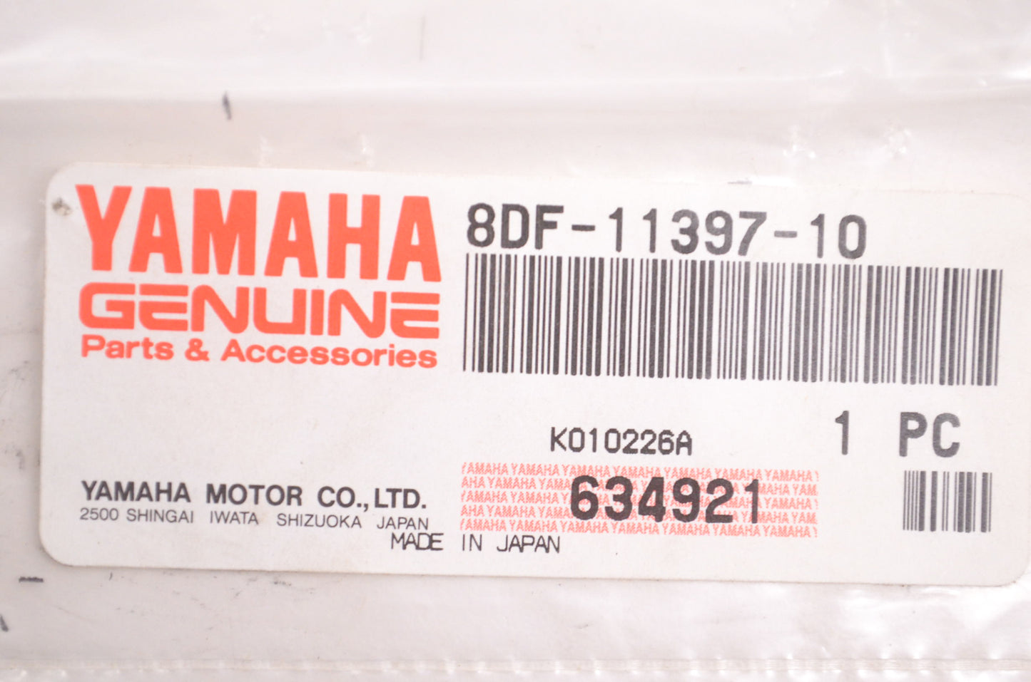 New OEM Yamaha 8DF-11397-10-00 Gasket NOS