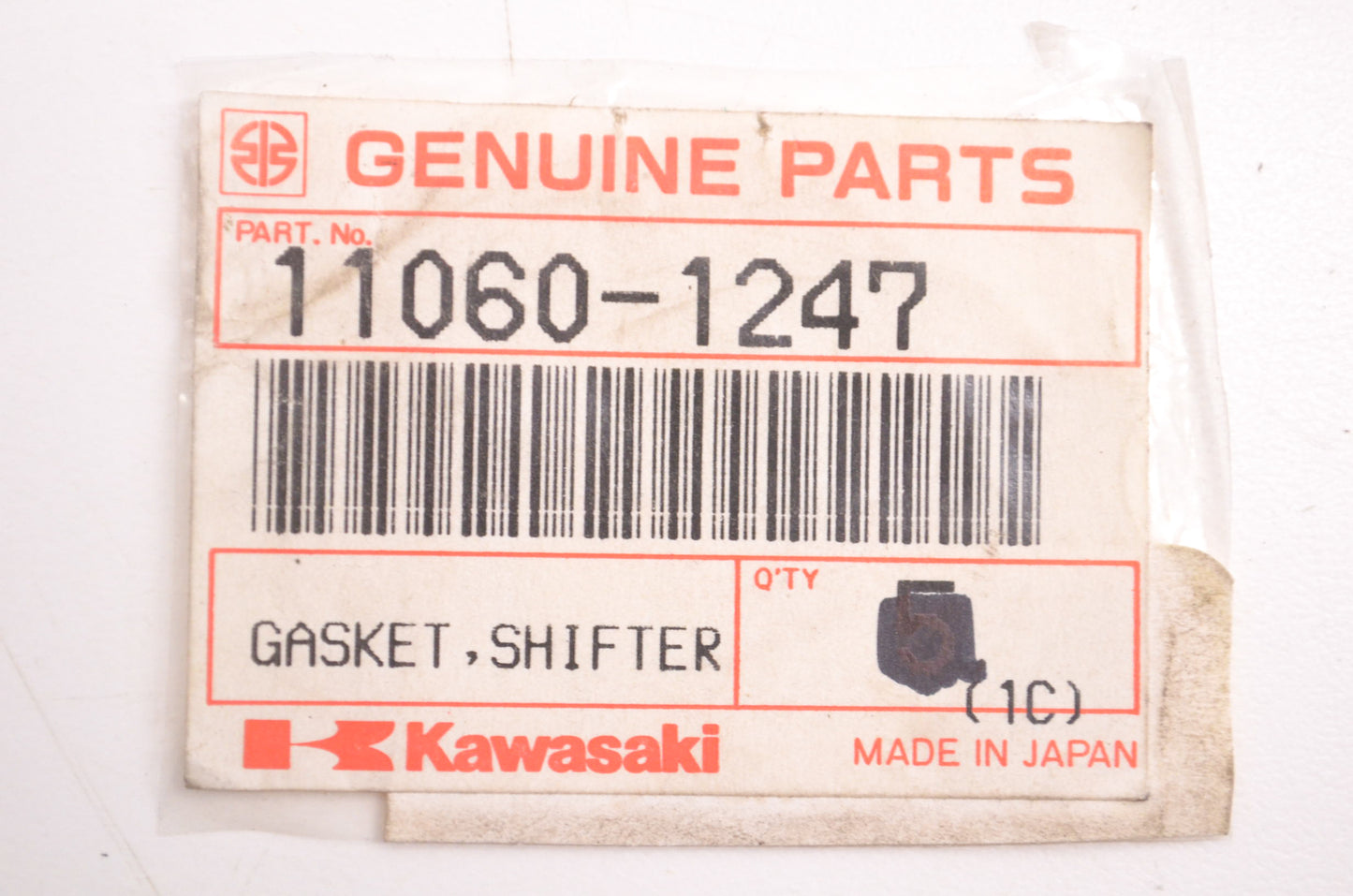 OEM Kawasaki 11060-1247 Shifter Gasket Qty 2 NOS