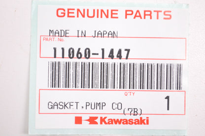 New OEM Kawasaki 11060-1447 Pump Cover Gasket NOS