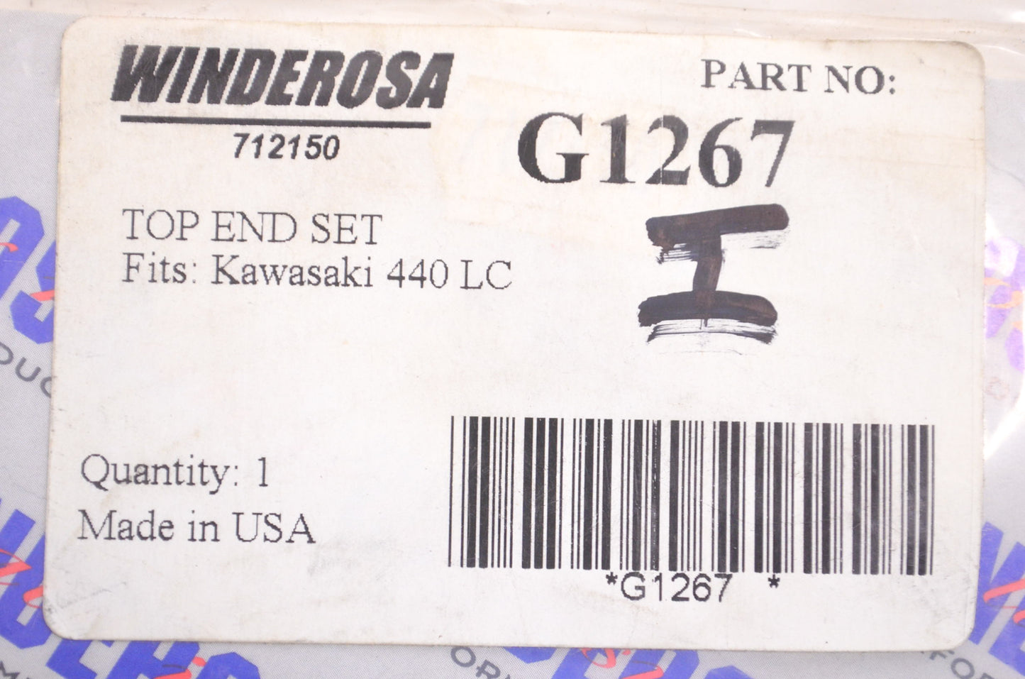 Winderosa G1267, 712150 Top End Kit NOS