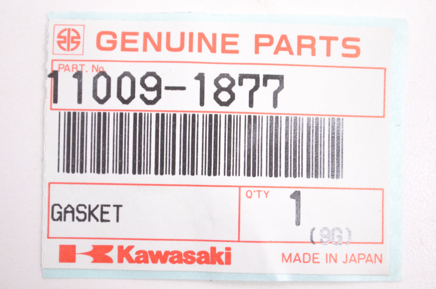 New OEM Kawasaki 11009-1877 Gasket NOS