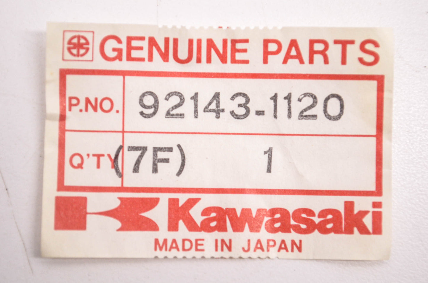 New OEM Kawasaki 92143-1120 Collar 66X70X11 NOS