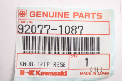 New OEM Kawasaki 92077-1087 Trip Reset Knob Boot NOS