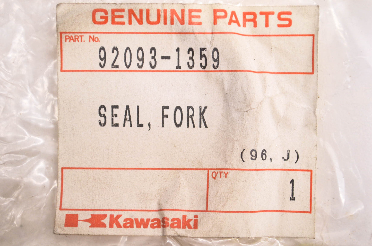 New OEM Kawasaki 92093-1359 Fork Seal NOS