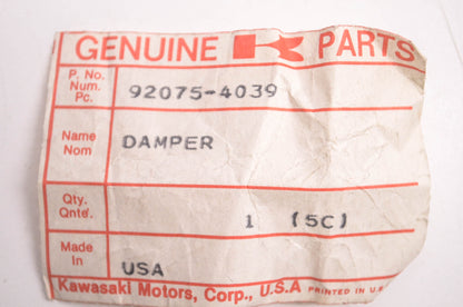 New OEM Kawasaki 92075-4039 Damper NOS