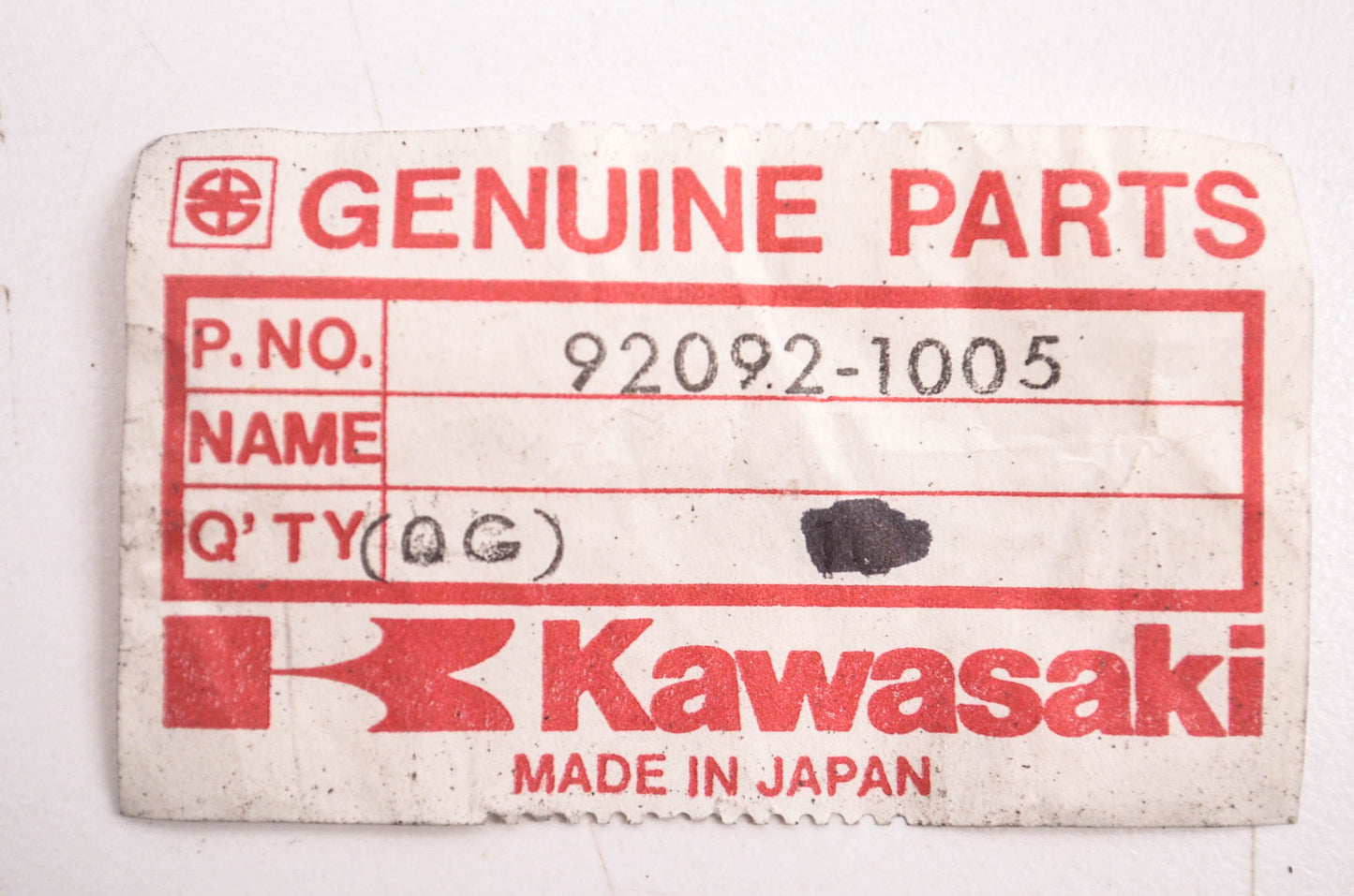 New OEM Kawasaki 92092-1005 Bushing Rubber 14X22X8.5 Qty 2 NOS