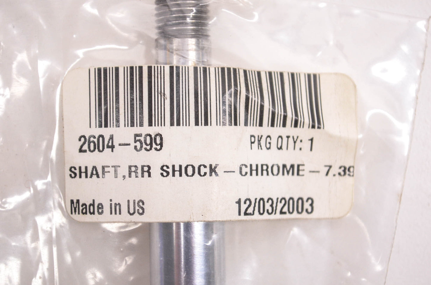 New OEM Arctic Cat 2604-599 Shock Rod .498 X 7.35" NOS