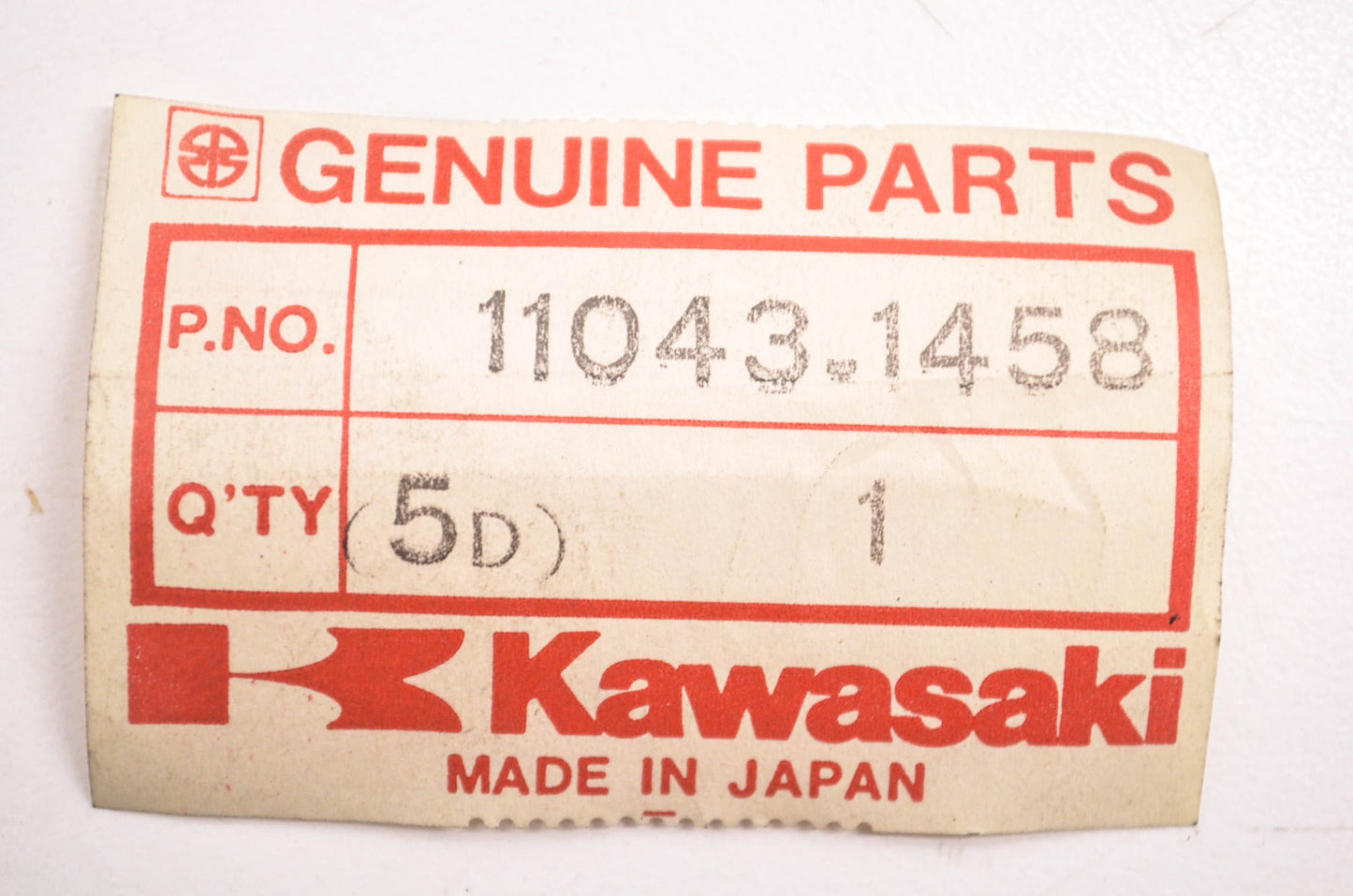 New OEM Kawasaki 11043-1458 Tail Light Bracket NOS