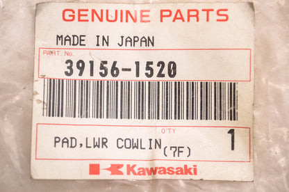 New OEM Kawasaki 39156-1520 Lower Cowling Pad NOS