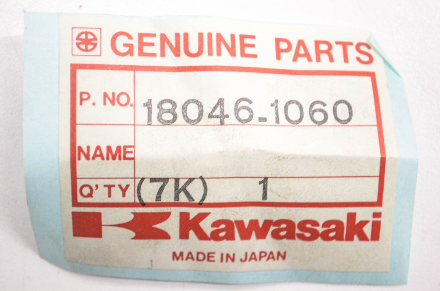 New OEM Kawasaki 18046-1060 Wool Muffler Baffle Pipe NOS