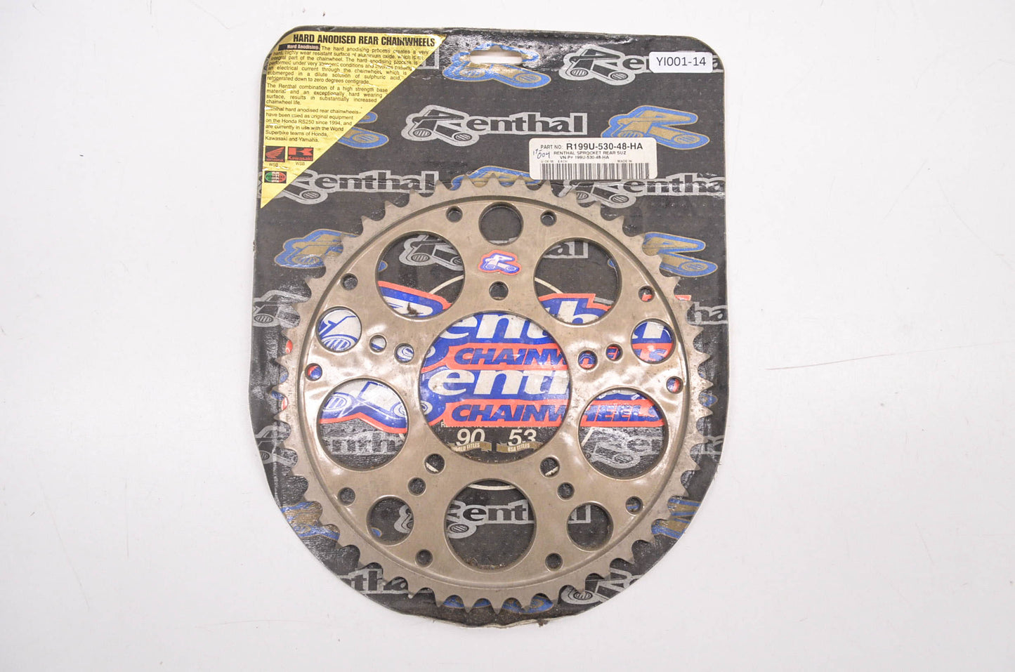 Renthal R199U-530-48-HA, 199U-530-48-HA Ultralite Rear Sprocket NOS