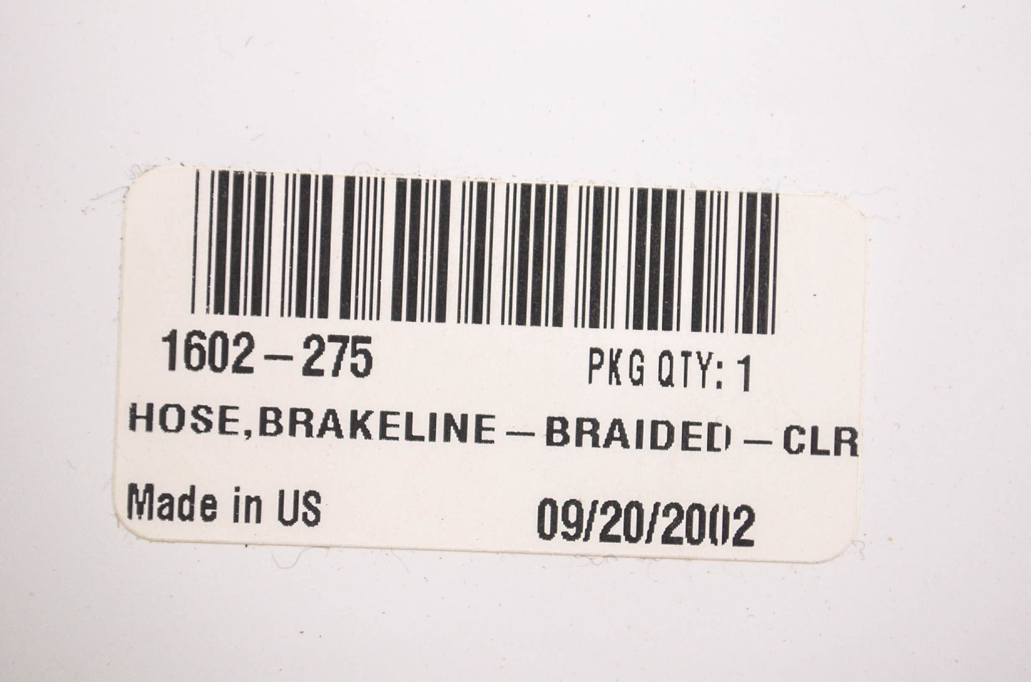 New OEM Arctic Cat 1602-275 Brakeline Braided Hose NOS