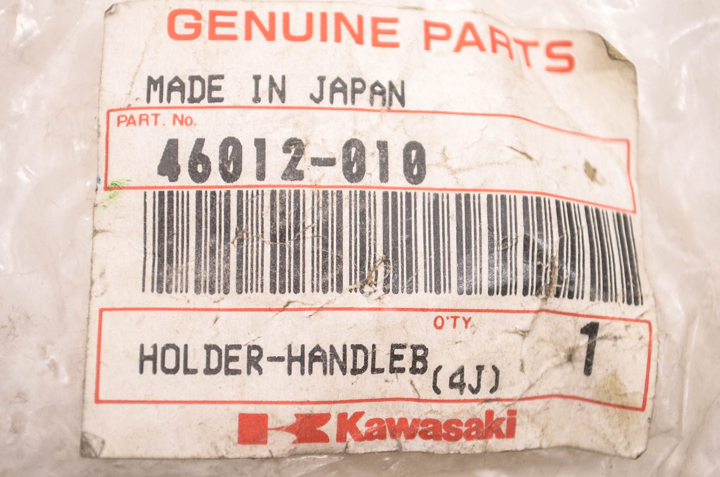 New OEM Kawasaki 46012-010 Lower Handlebar Holder NOS