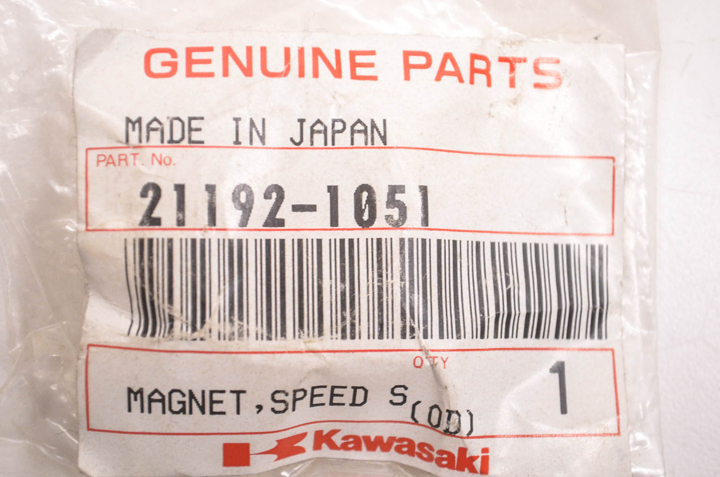 New OEM Kawasaki 21192-1051 Speed Sensor Magnet NOS