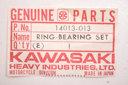 New OEM Kawasaki 14013-013 Ring Bearing Set NOS