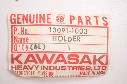 New OEM Kawasaki 13091-1003 Footrest Holder NOS