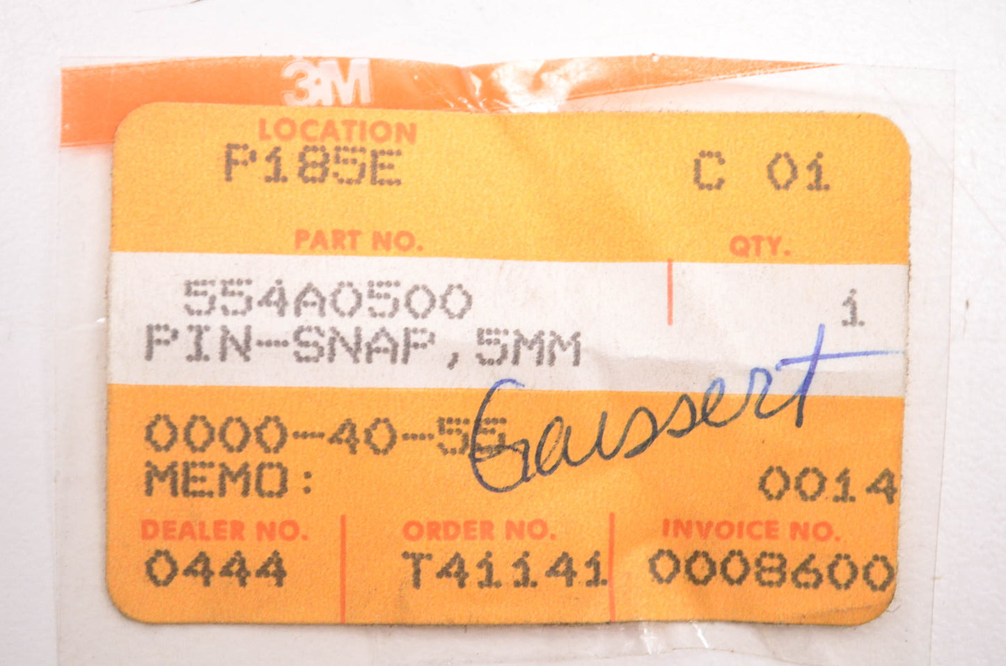 New OEM Kawasaki 554A0500 Snap Pin 5mm NOS