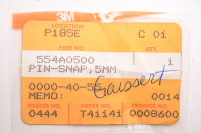 New OEM Kawasaki 554A0500 Snap Pin 5mm NOS