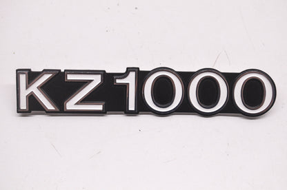 New OEM Kawasaki 56018-1146 KZ1000 Side Cover Emblem NOS