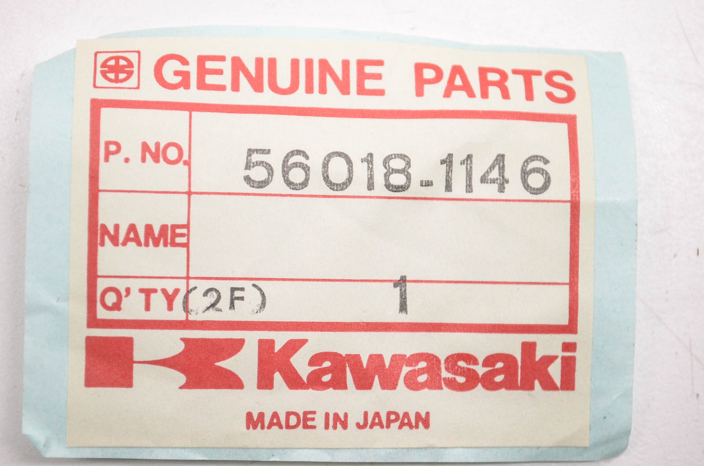 New OEM Kawasaki 56018-1146 KZ1000 Side Cover Emblem NOS