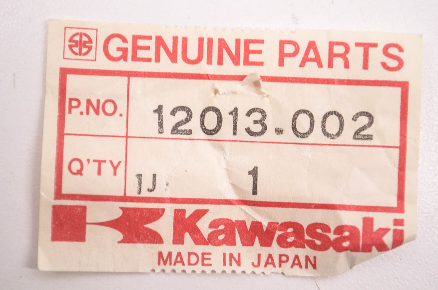 New OEM Kawasaki 12013-002 Exhaust Valve Guide NOS