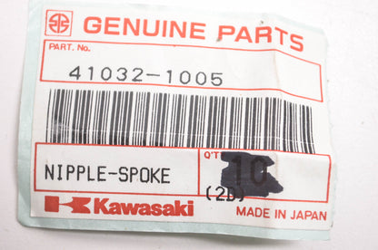 New OEM Kawasaki 41032-1005 Spoke Nipple NOS