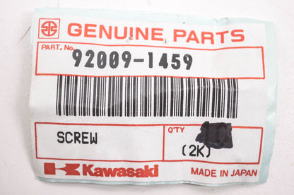 New OEM Kawasaki 92009-1459 Screw Qty 2 NOS