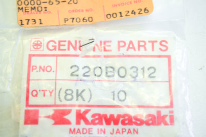 New OEM Kawasaki 220B0312 Pan Head Screw NOS