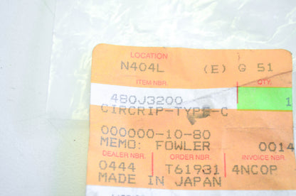 New OEM Kawasaki 480J3200 Circlip NOS
