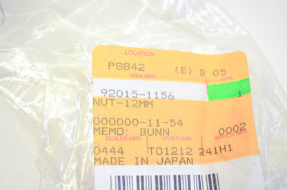 New OEM Kawasaki 92015-1156 Nut NOS