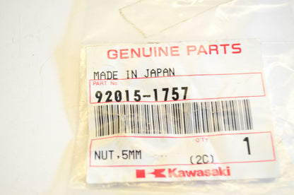New OEM Kawasaki 92015-1757 Rubber Well Nut NOS