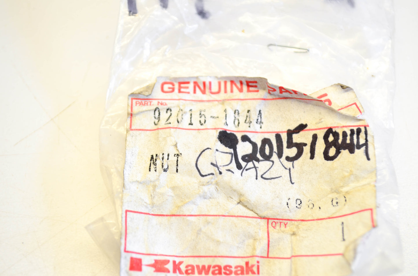 New OEM Kawasaki 92015-1844 Castle Nut NOS