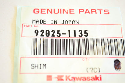 New OEM Kawasaki 92025-1135 Shim NOS