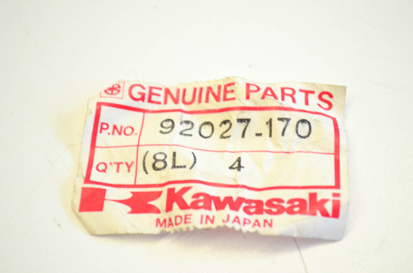 New OEM Kawasaki 92027-170 Exhaust Pipe Insert NOS