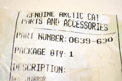 New OEM Arctic Cat 0639-630 Mirror Base NOS